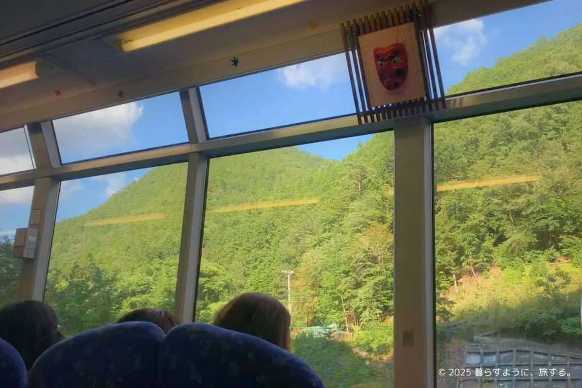 叡山電車の車窓から